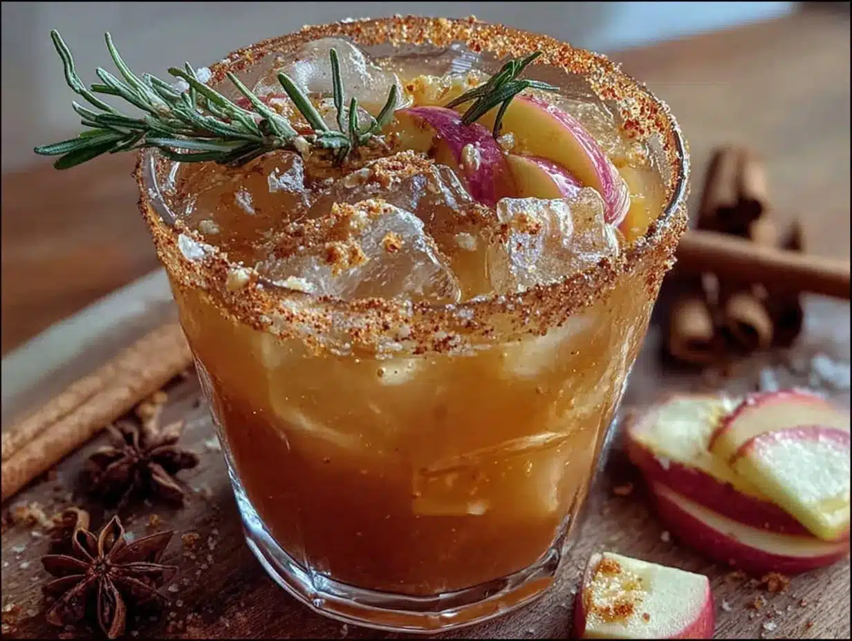 Harvest Apple Cider Margarita preparation steps