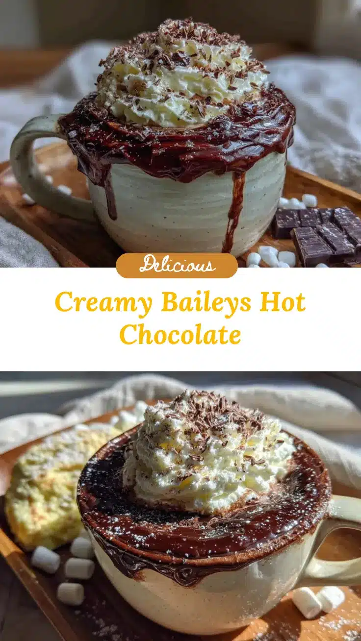 hot chocolate with Baileys recipe