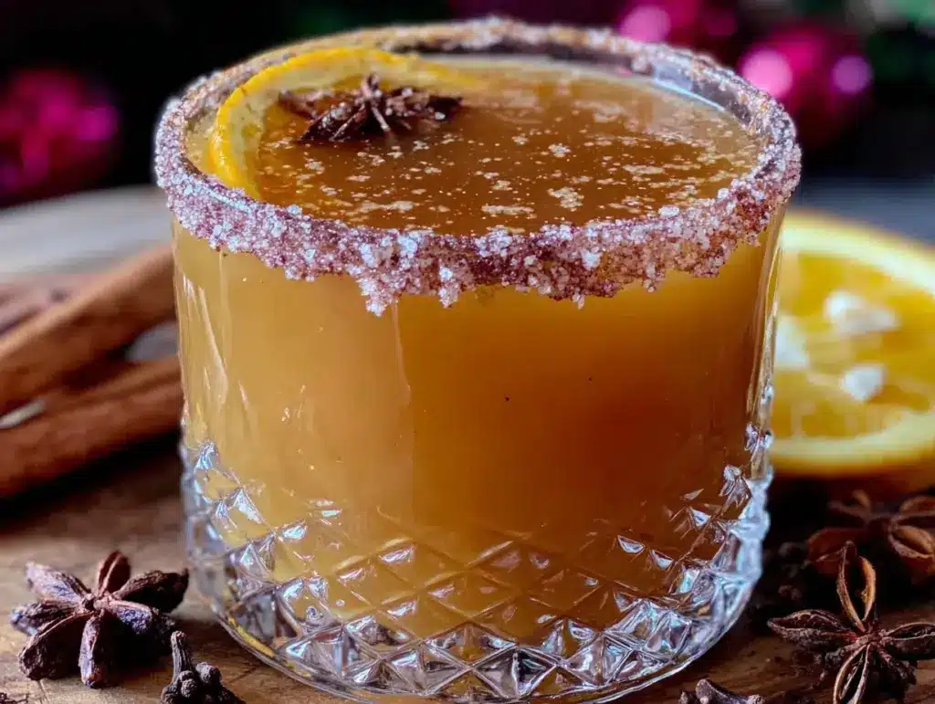 maple bourbon cider - featured image