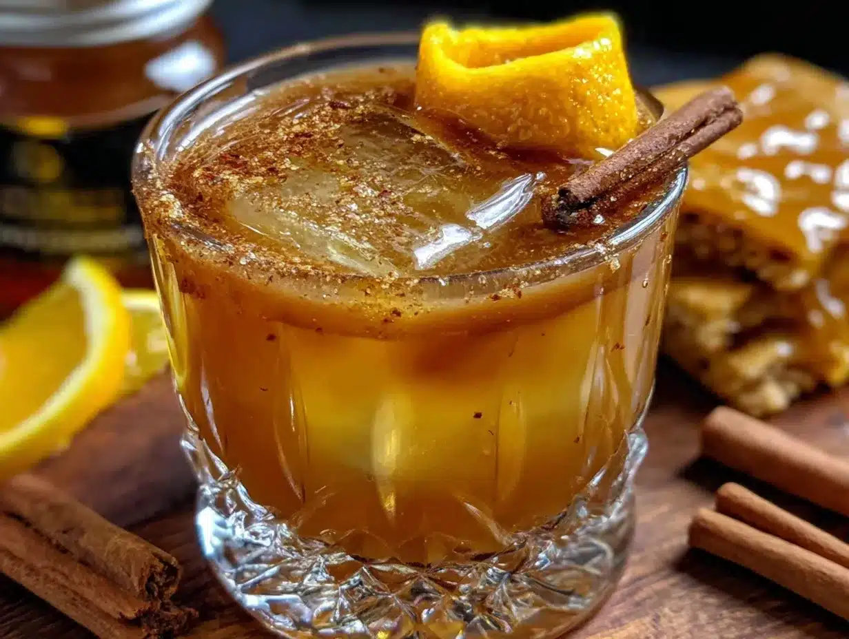 Maple Cinnamon Old Fashioned preparation steps