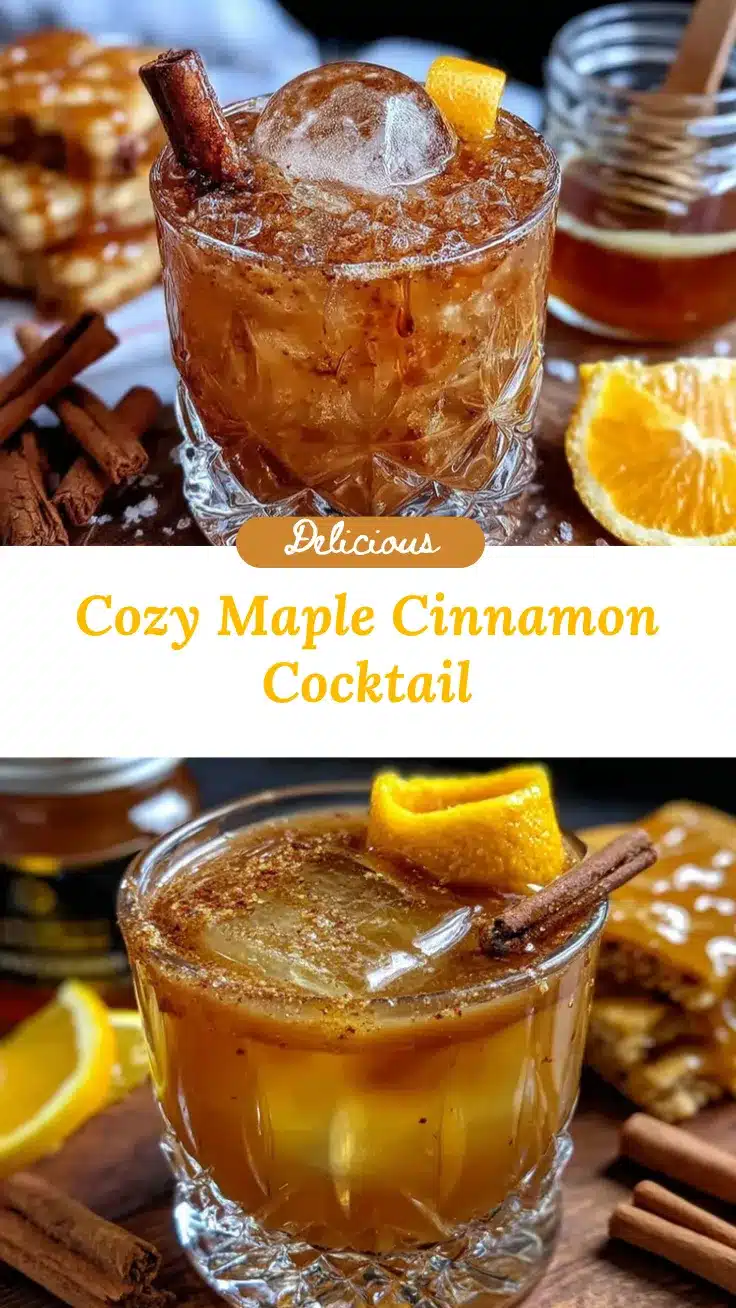 Maple Cinnamon Old Fashioned recipe