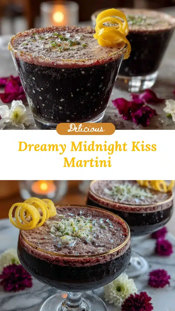 Midnight Kiss Martini recipe