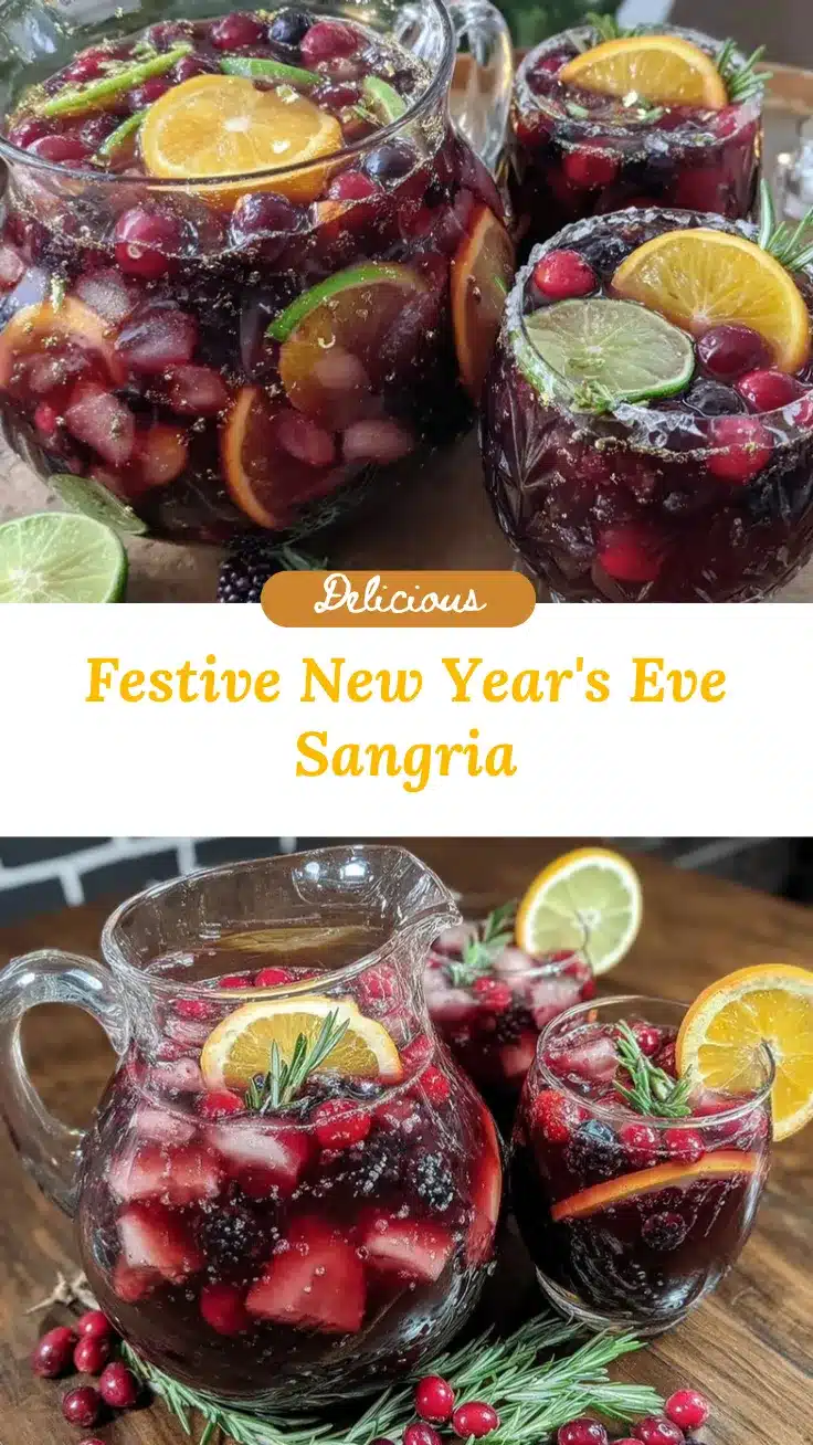 New Yearโs Eve sangria recipe