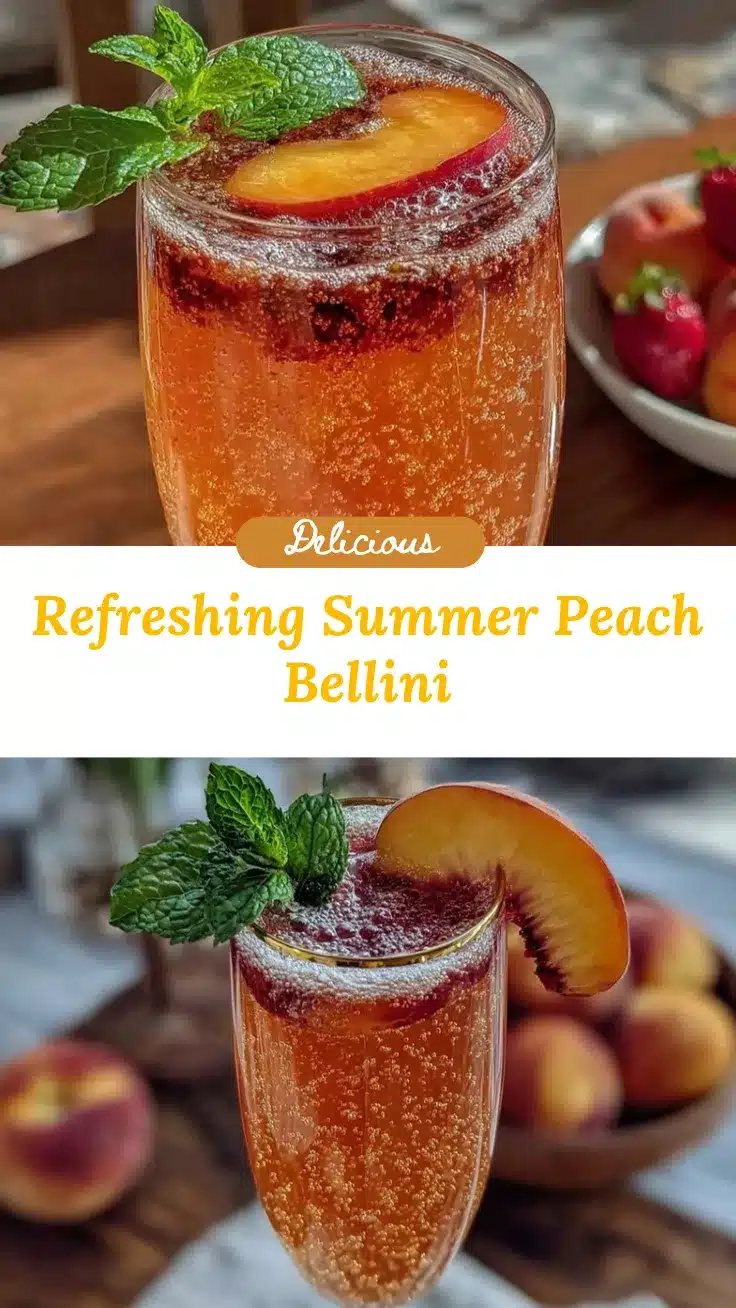 Peach Bellini recipe