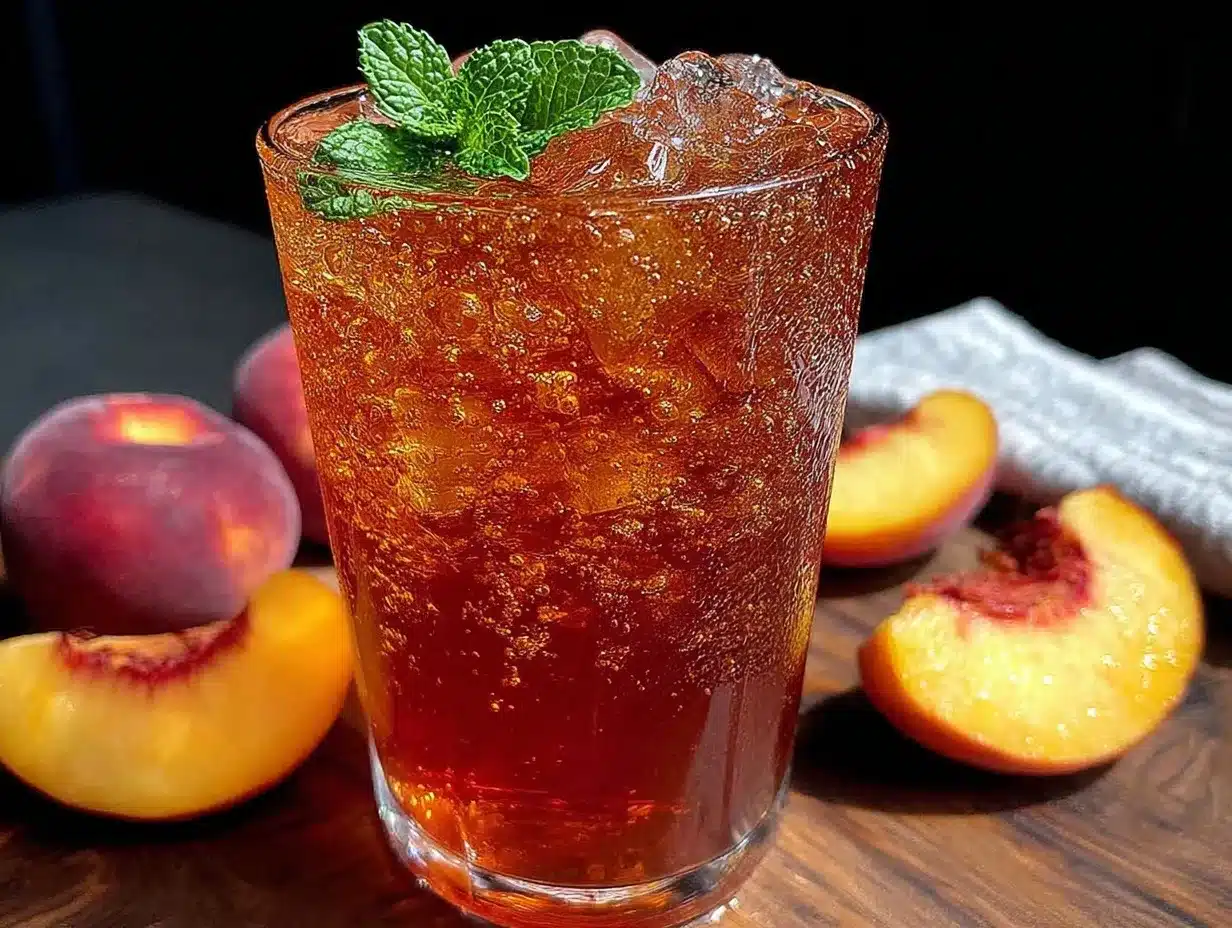 peach sweet tea preparation steps