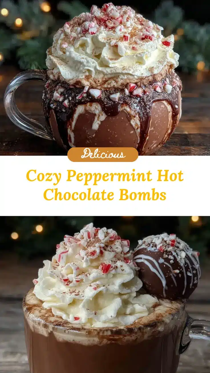 peppermint hot chocolate bombs recipe