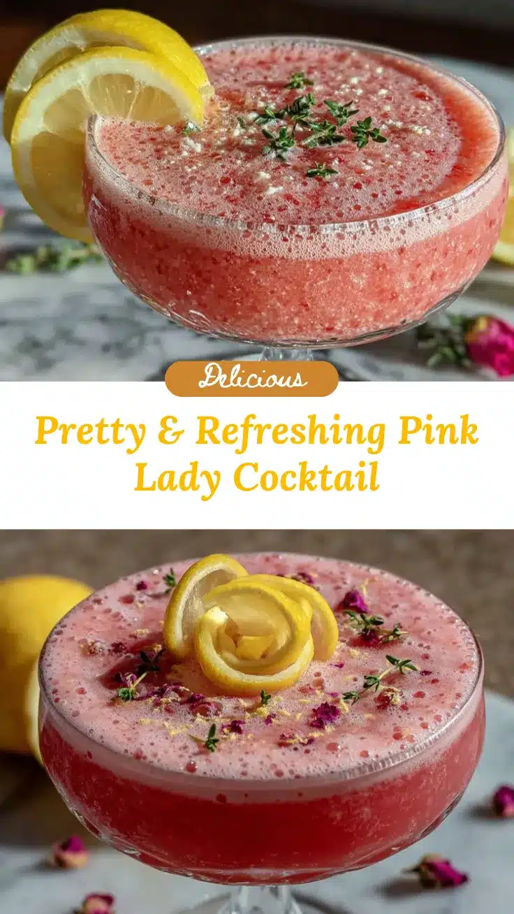 Pink Lady Cocktail recipe