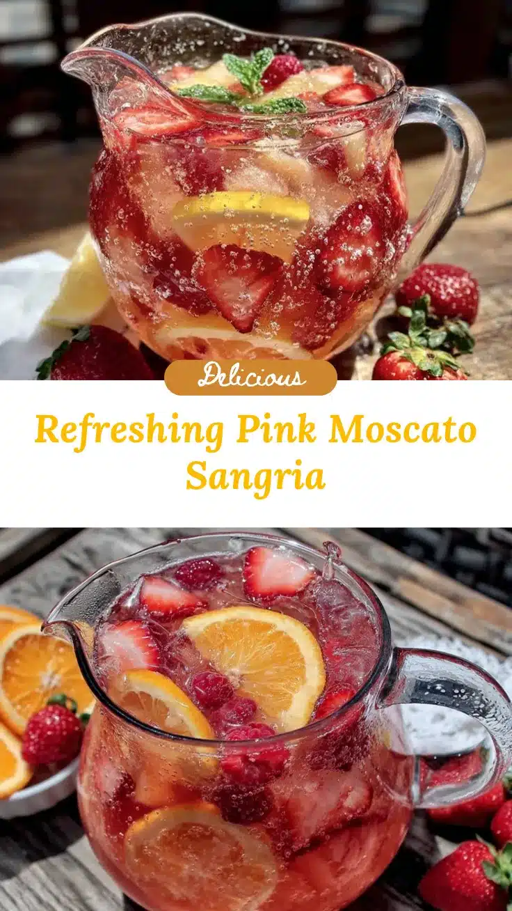 Pink Moscato Sangria recipe