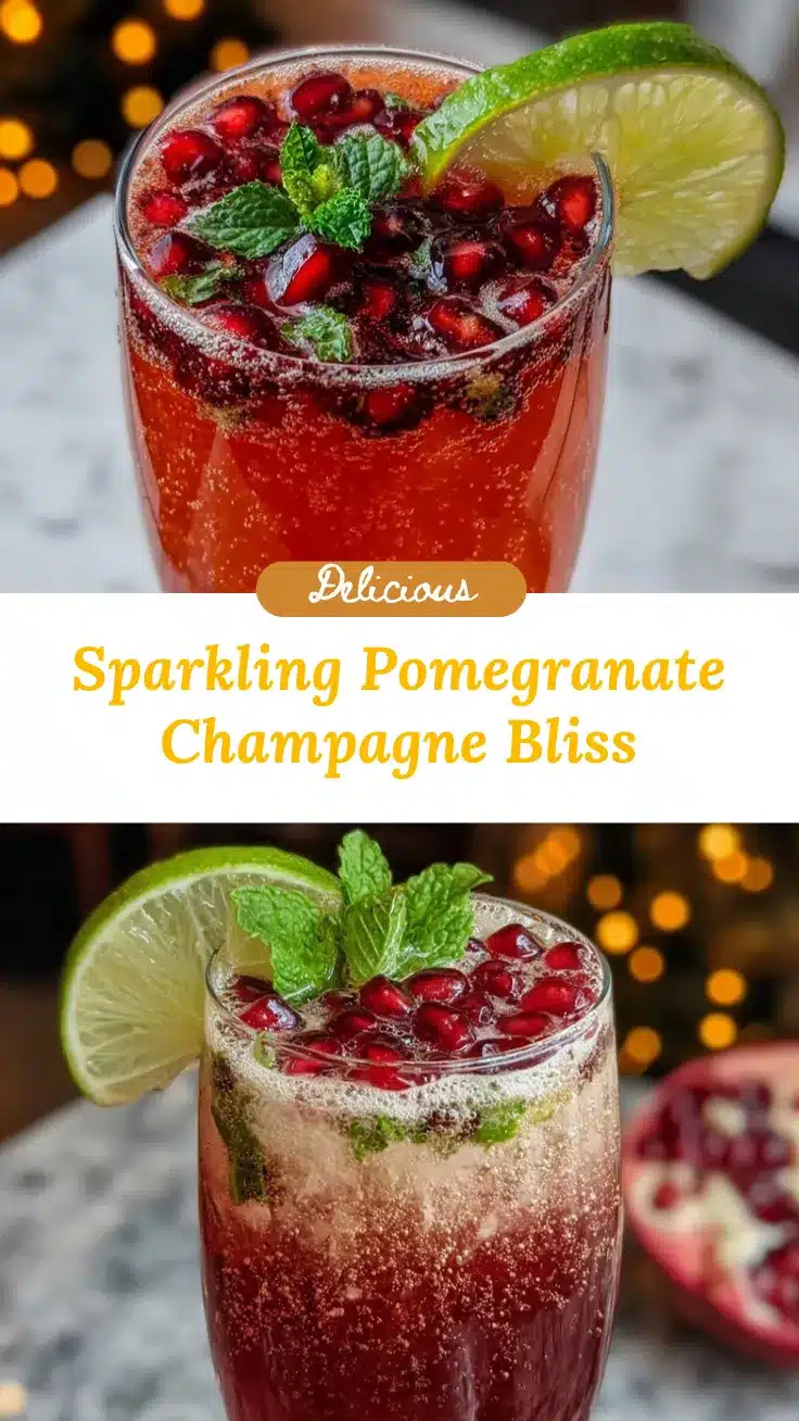 pomegranate champagne cocktail recipe