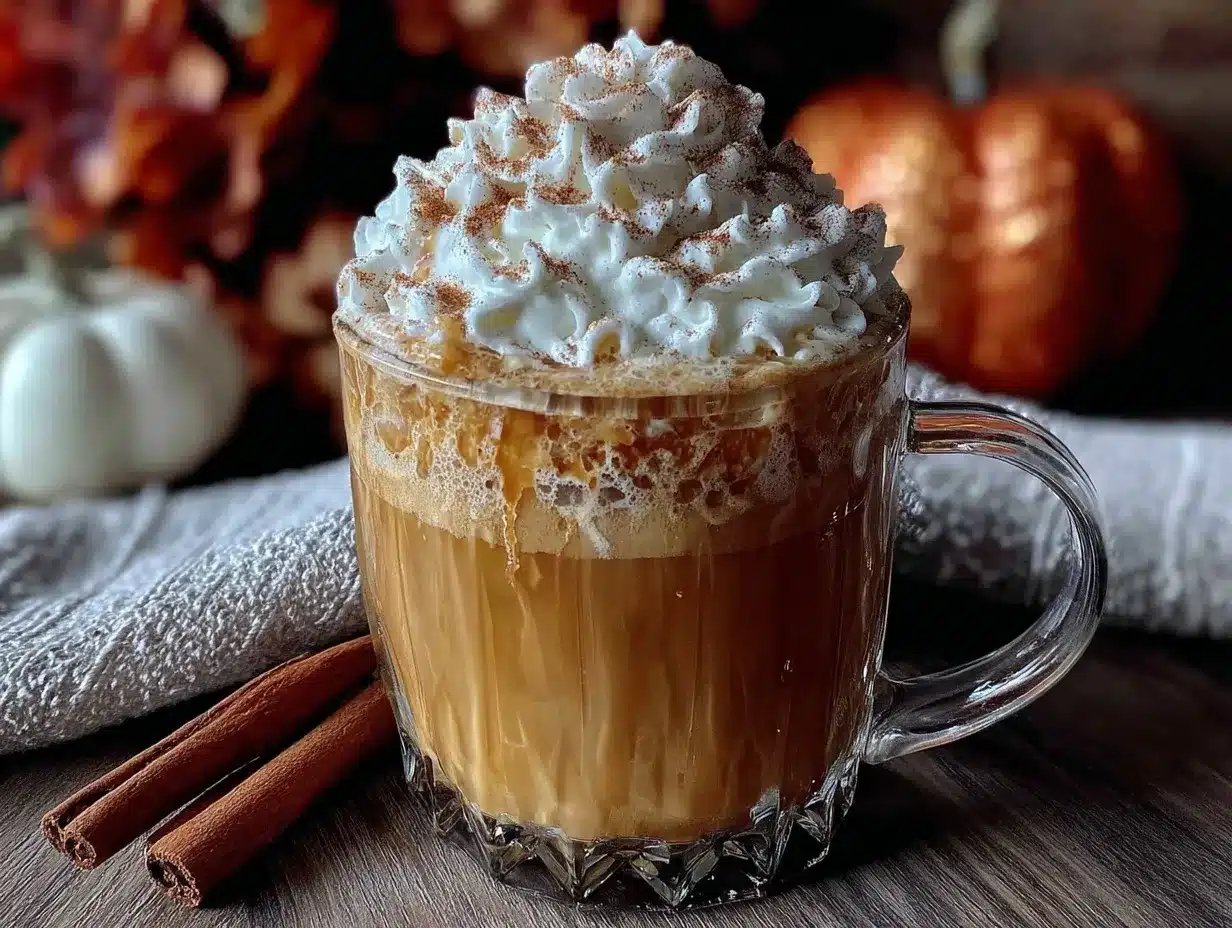 Pumpkin Spice Latte preparation steps