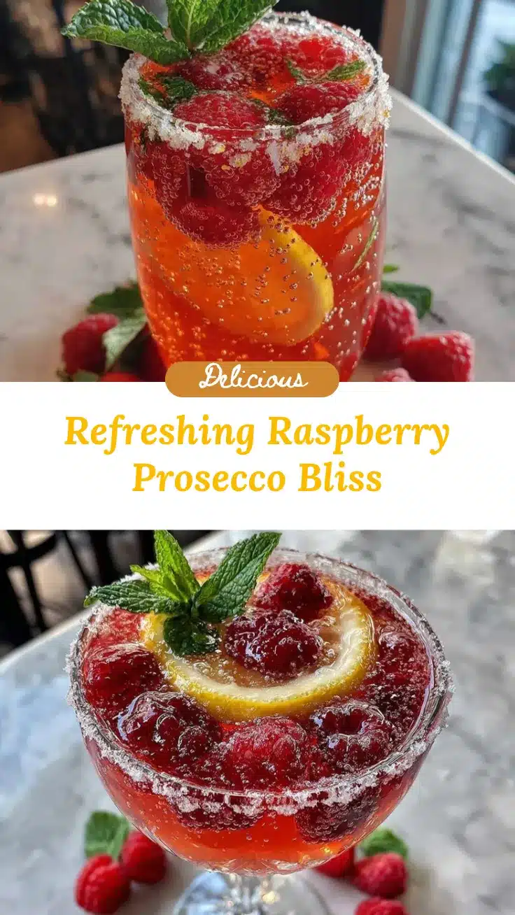 Raspberry Prosecco Cocktail recipe
