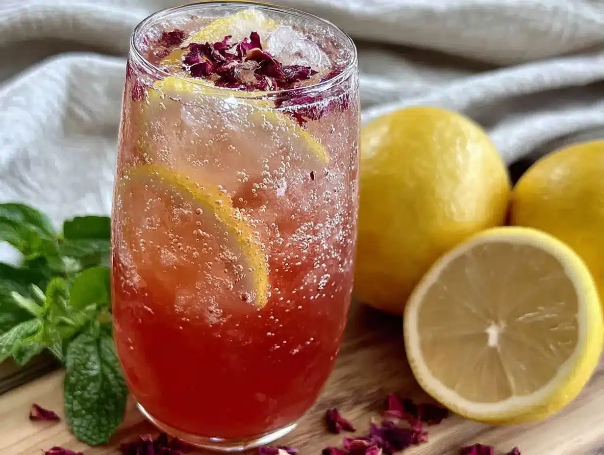rose lemonade preparation steps