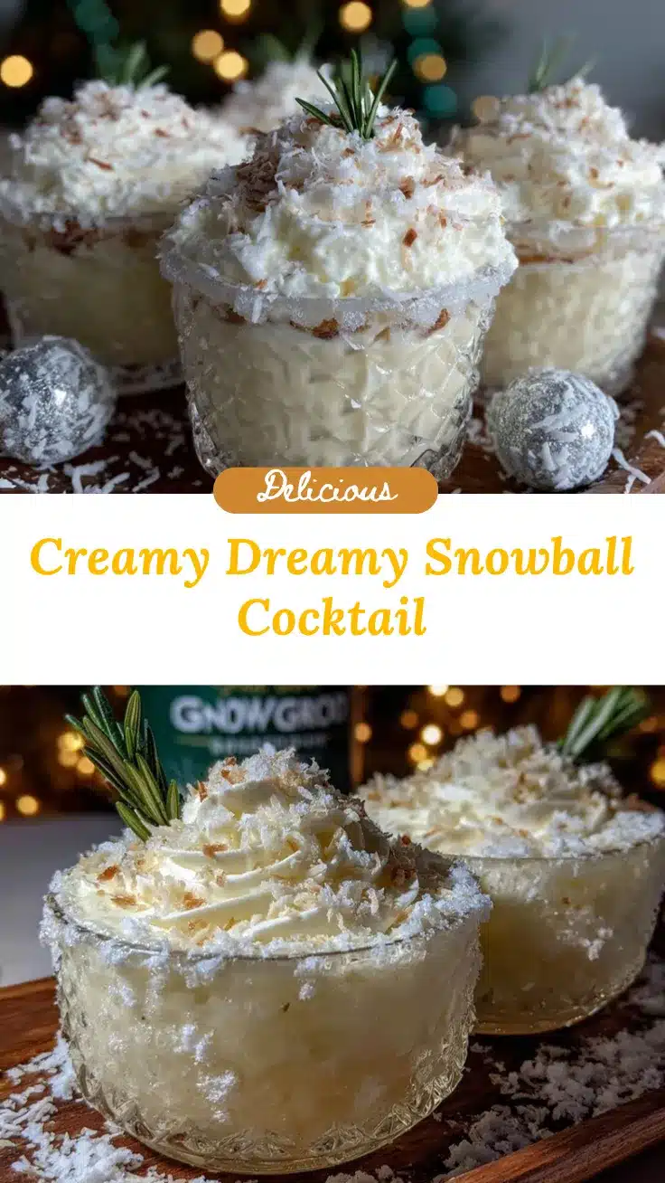 snowball cocktail recipe recipe