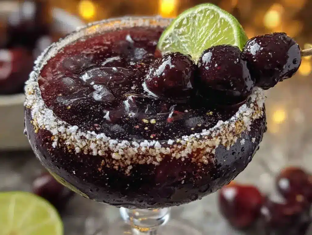 Sparkling Cherry Bomb Cocktail - featured image