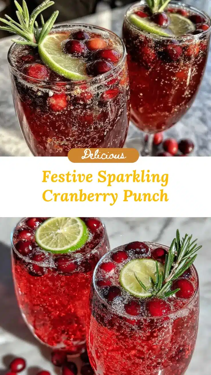 sparkling cranberry punch recipe