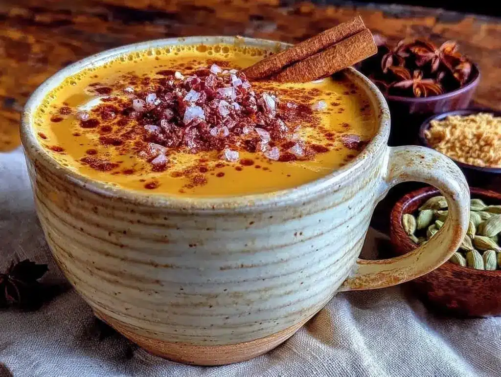 spiced chai latte - featured image