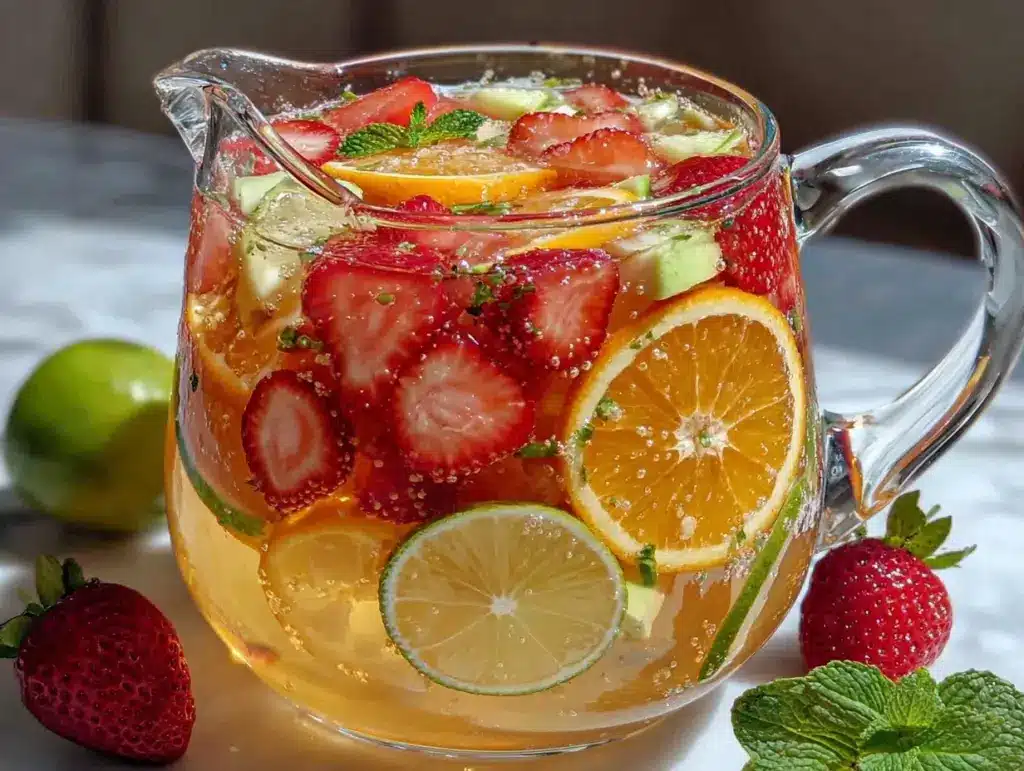 spring sangria recipe - featured image