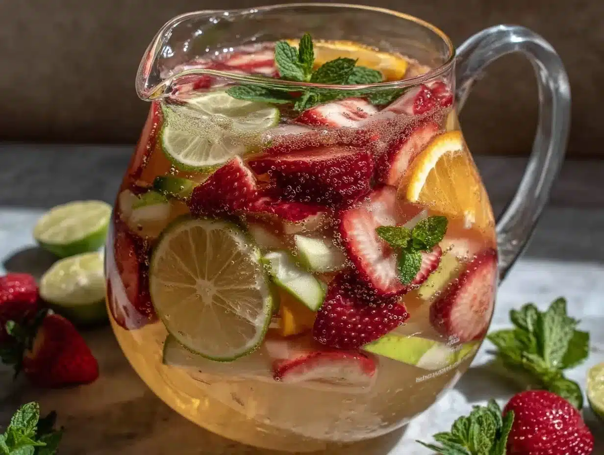 spring sangria recipe preparation steps
