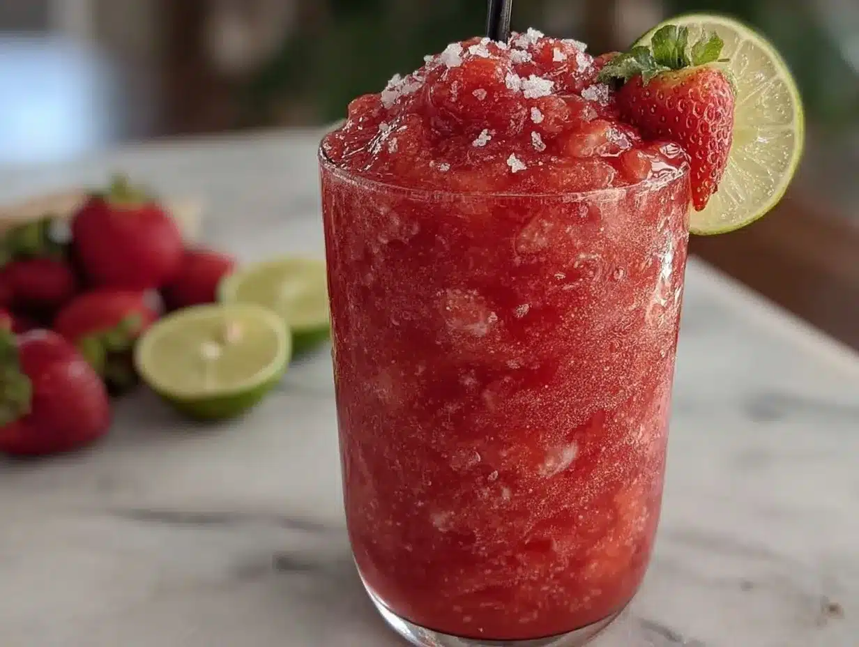 strawberry daiquiri recipe preparation steps