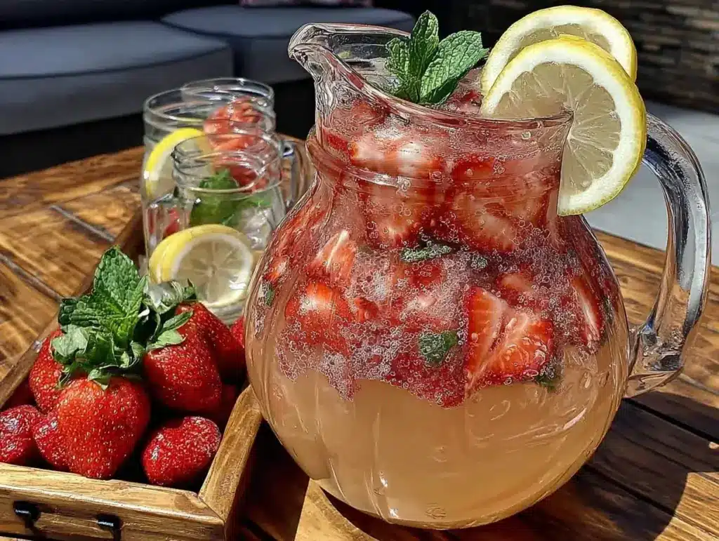 strawberry lemonade - featured image