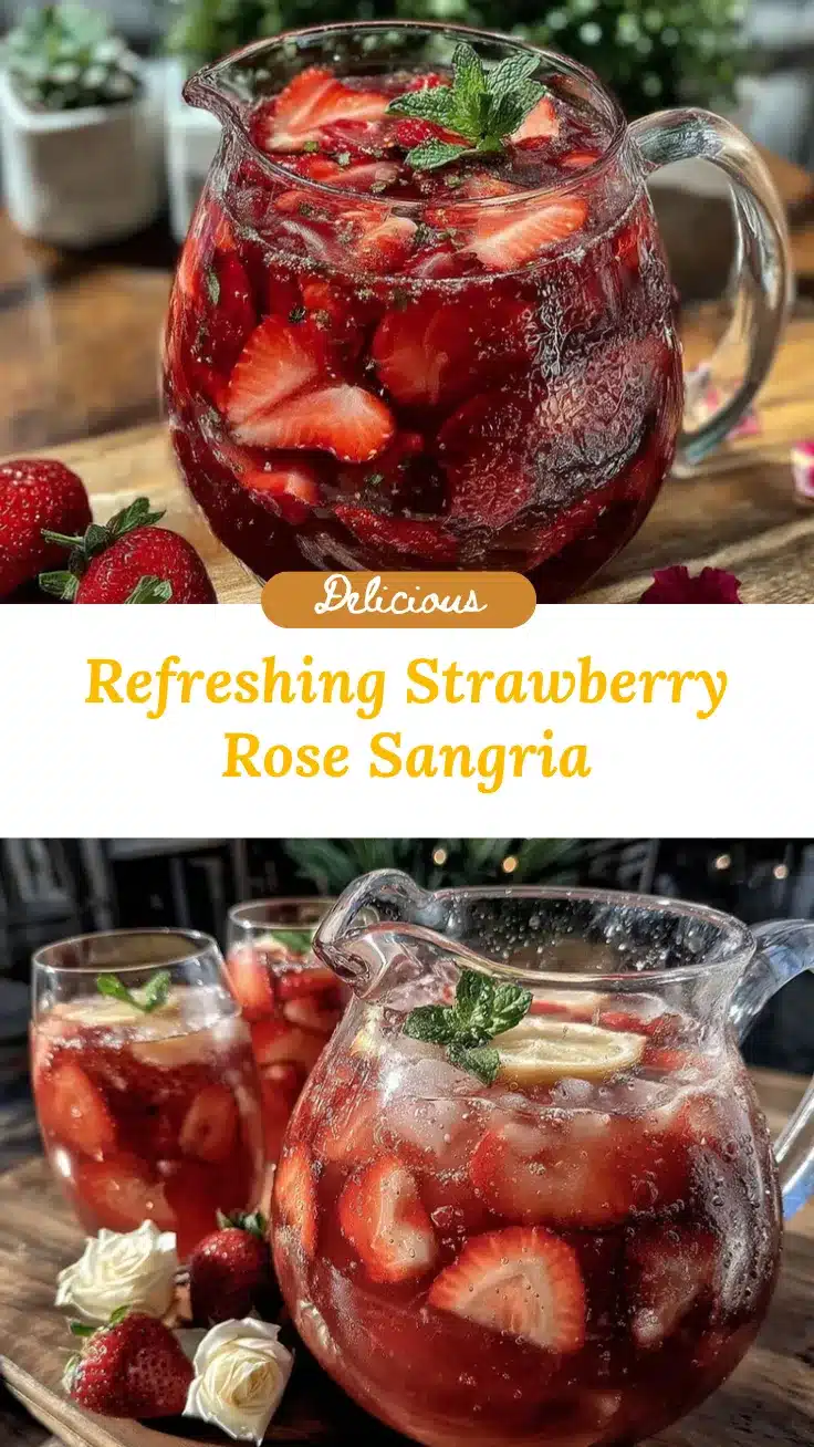 strawberry rose sangria recipe