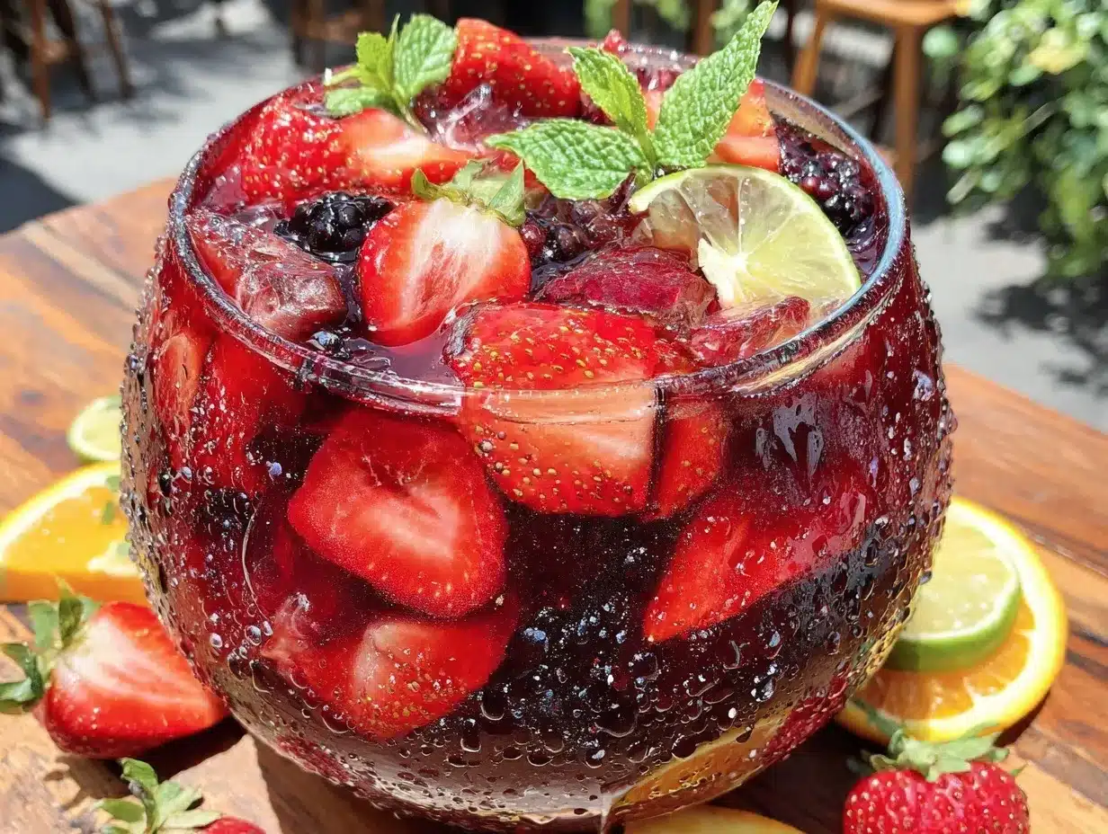 summer sangria recipe preparation steps