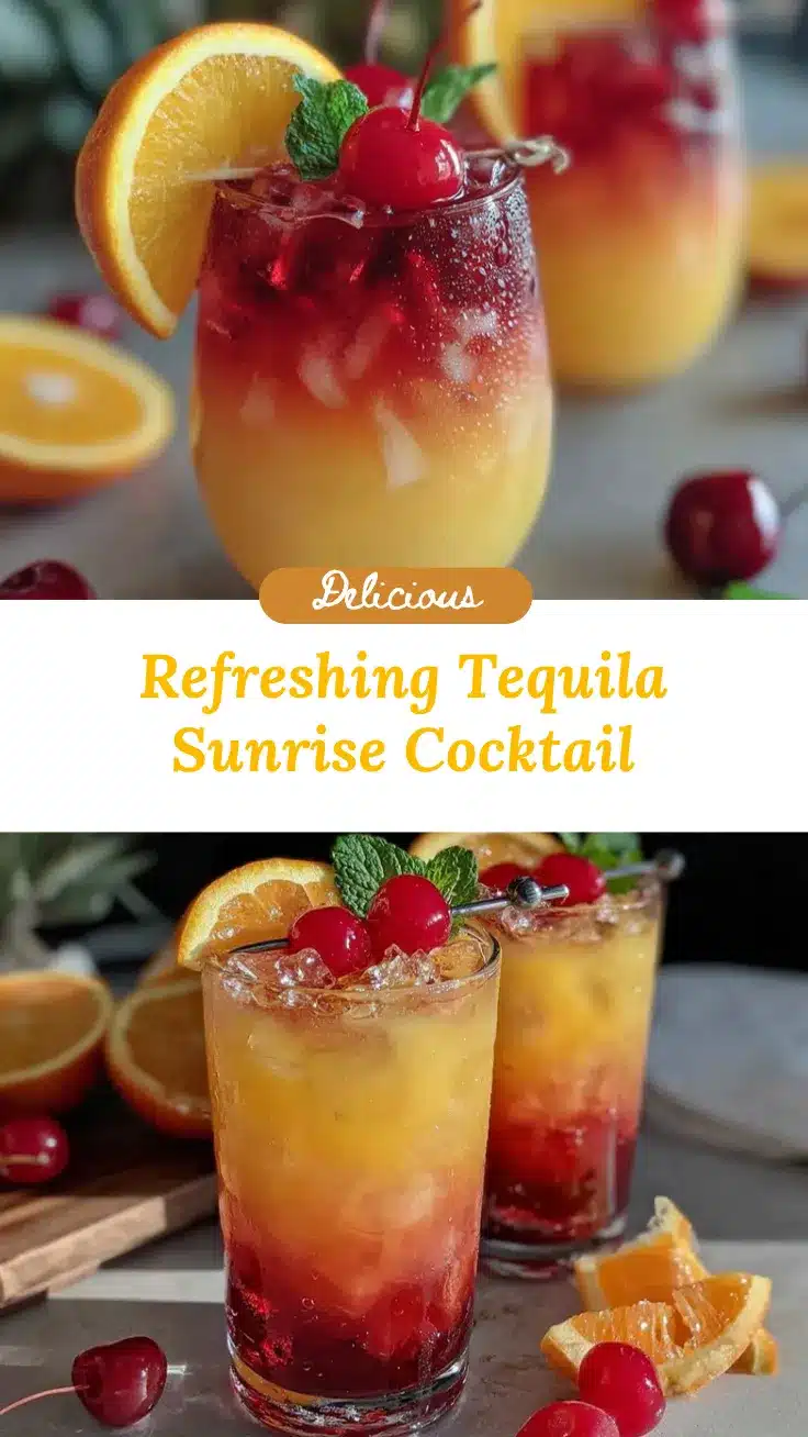 Tequila Sunrise Recipe recipe