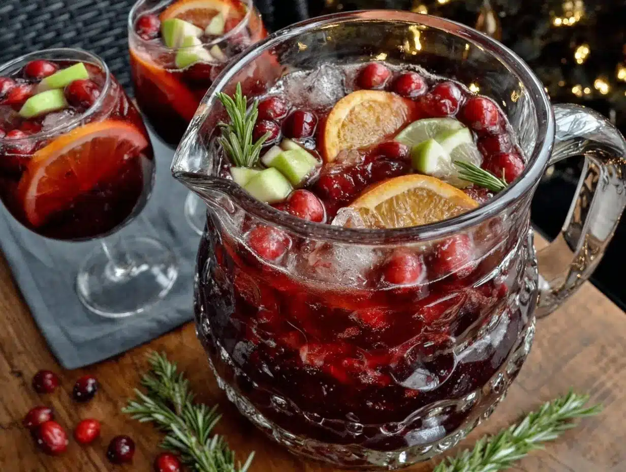 Turkey Day Sangria preparation steps