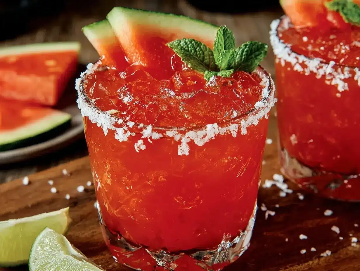watermelon margarita preparation steps