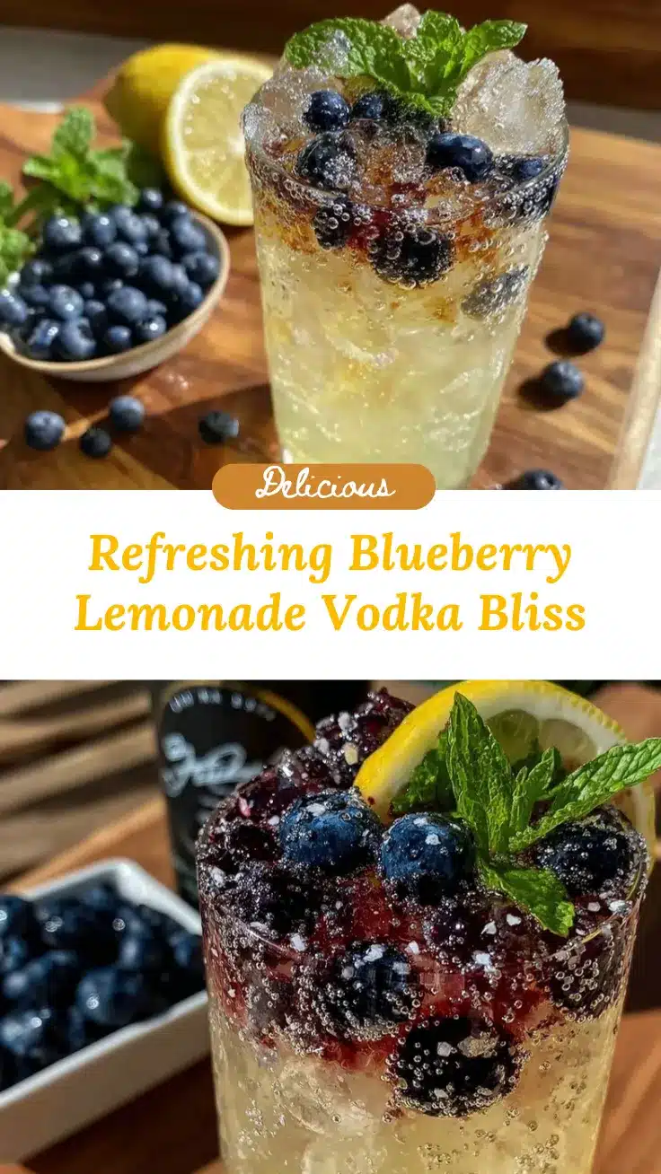 blueberry lemonade vodka cocktail recipe