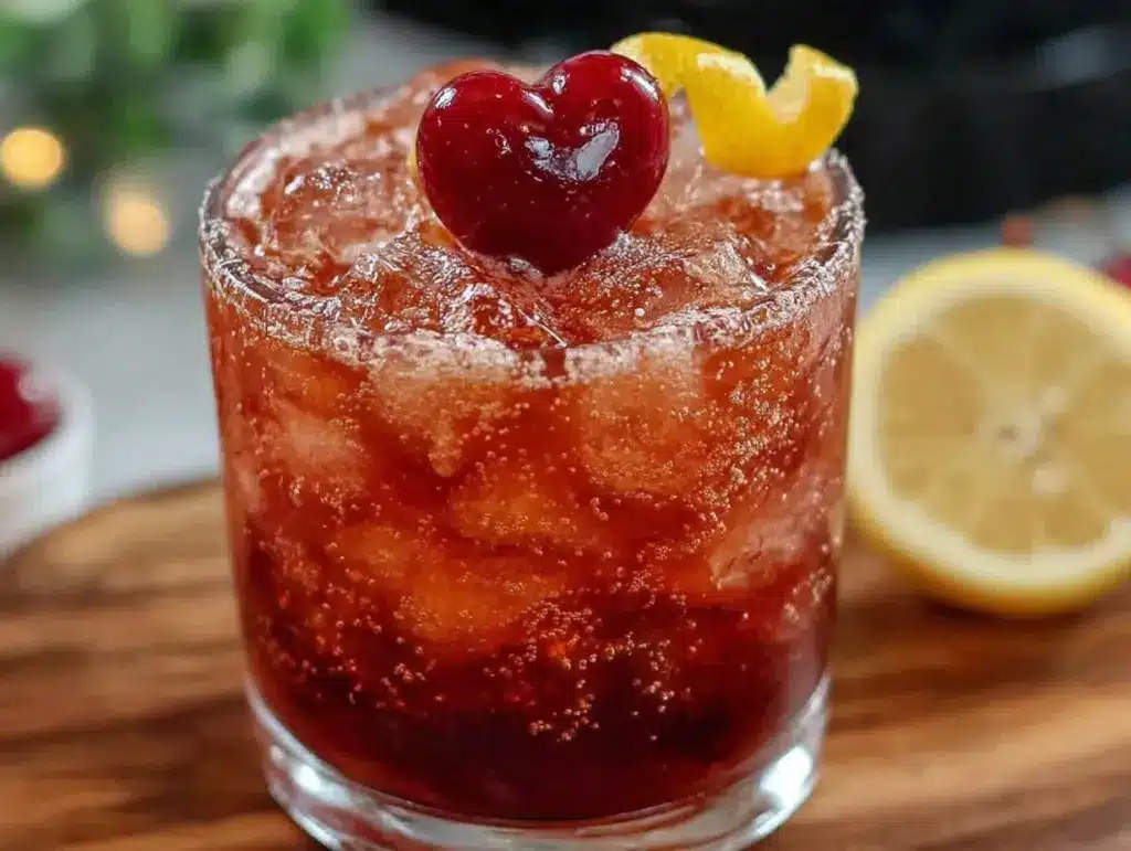 cherry amaretto sour - featured image