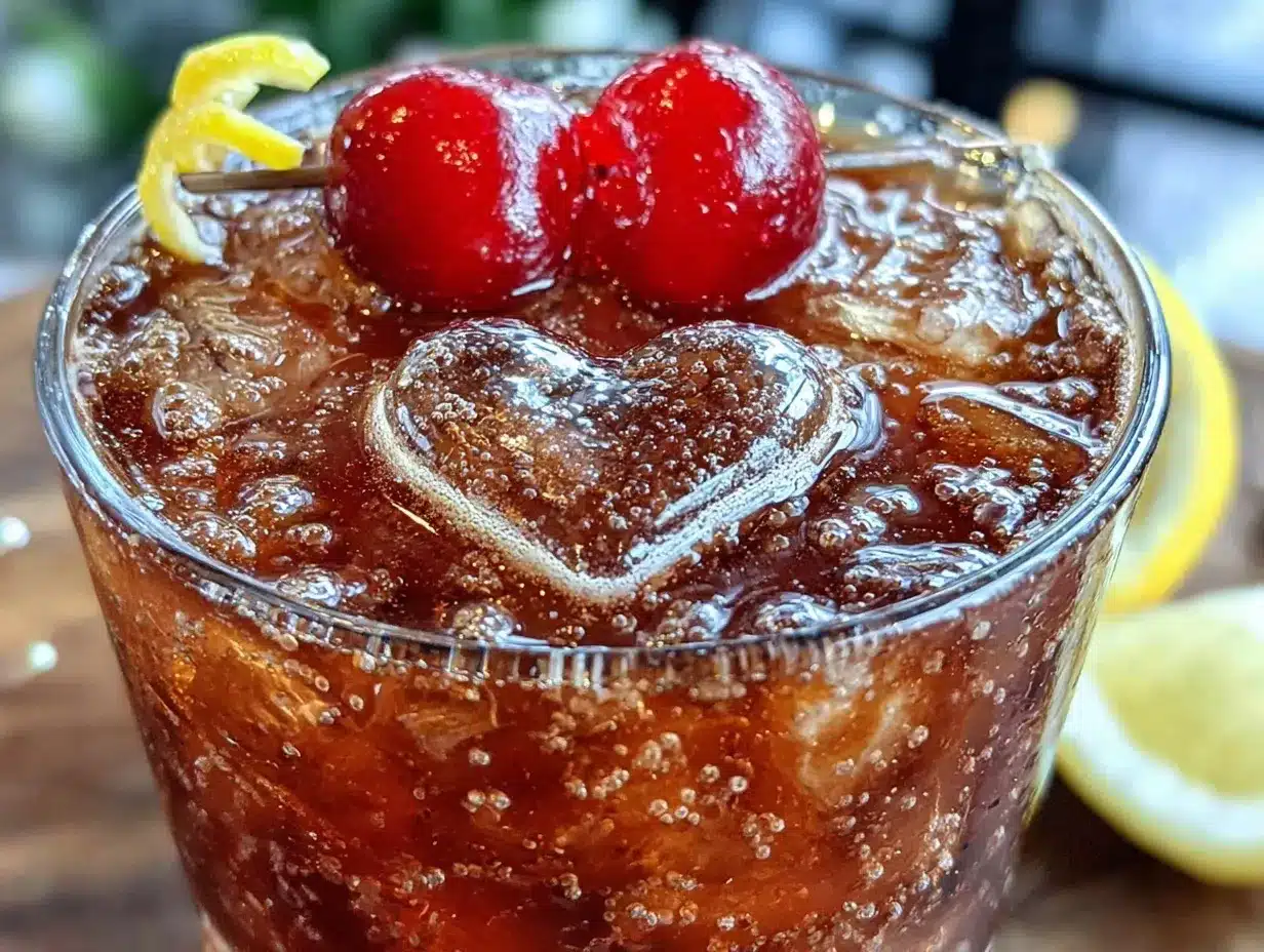cherry amaretto sour preparation steps