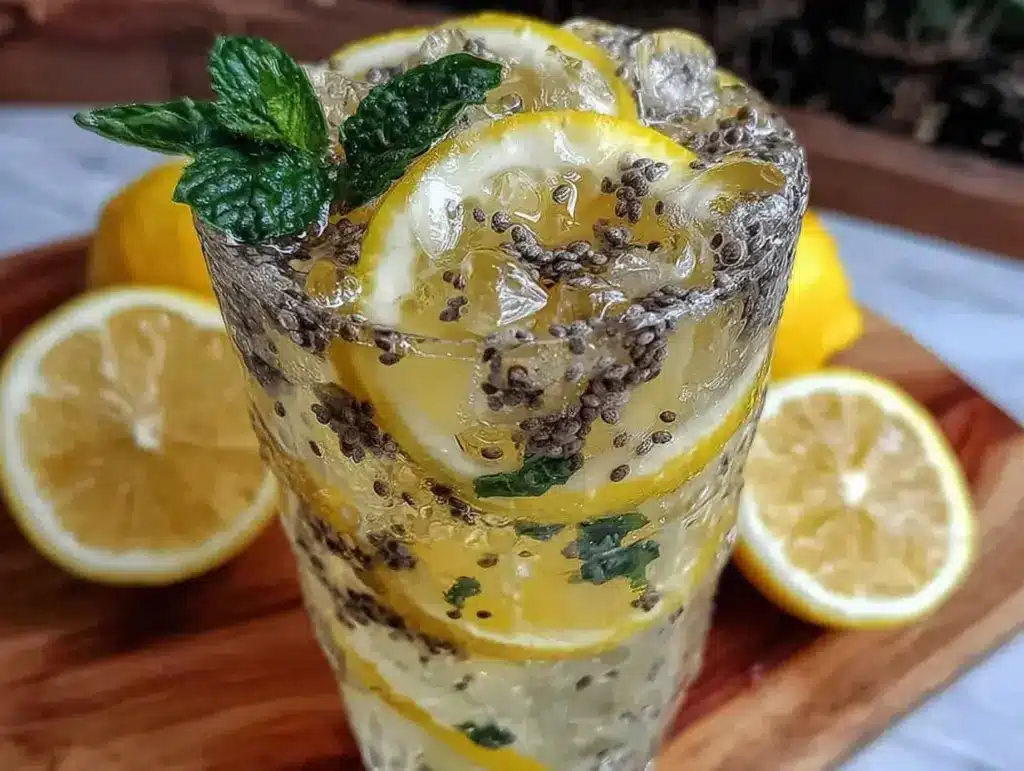 chia seed lemon water - featured image