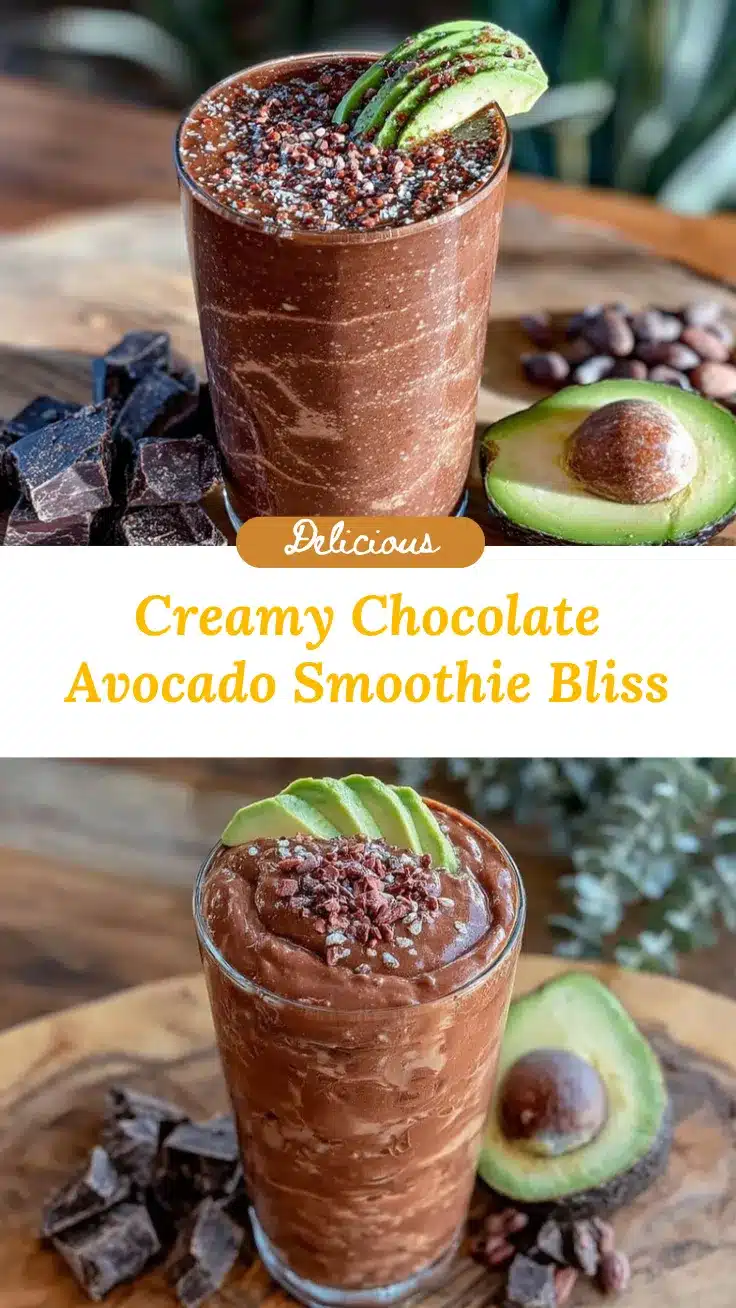 chocolate avocado smoothie recipe