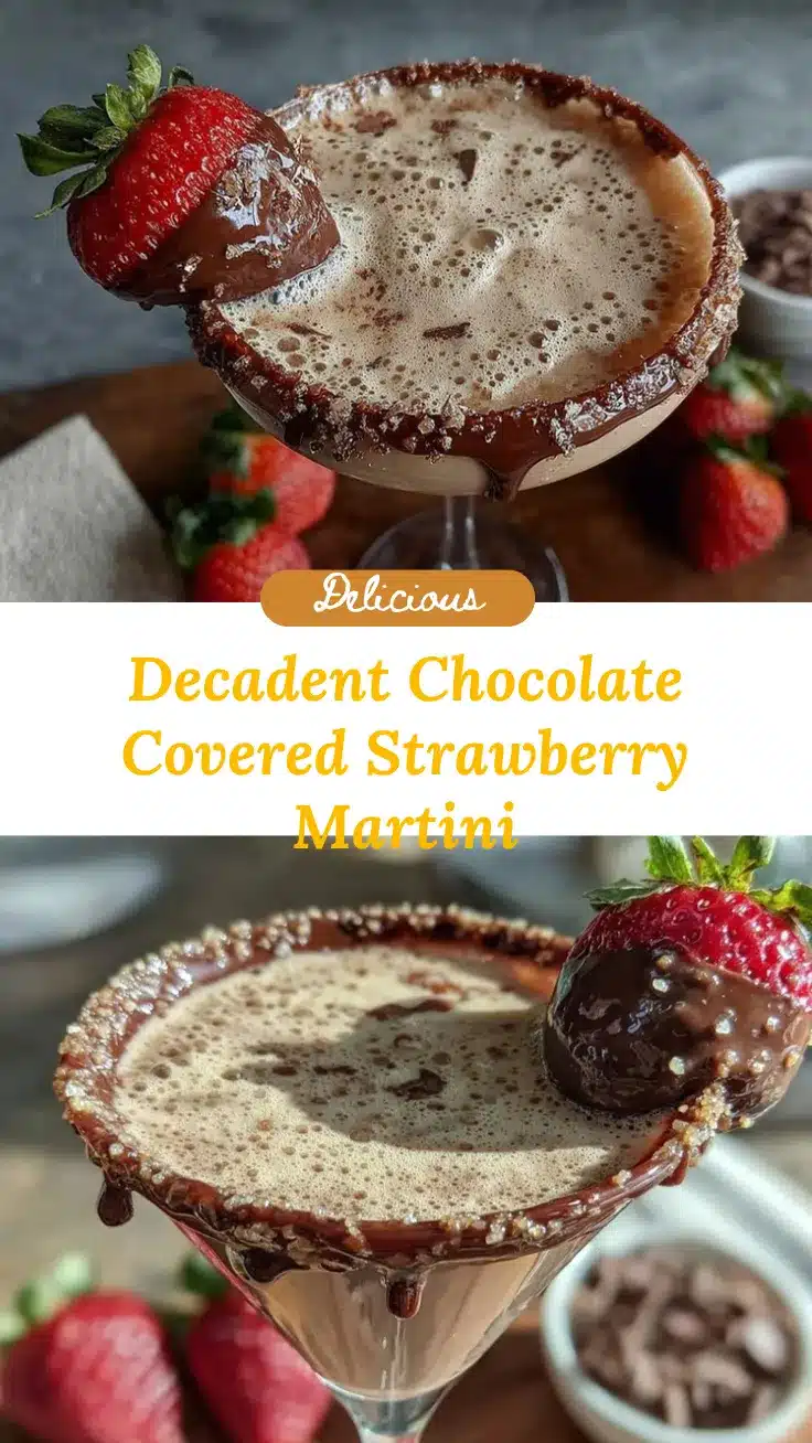 chocolate covered strawberry martini recipe recipe