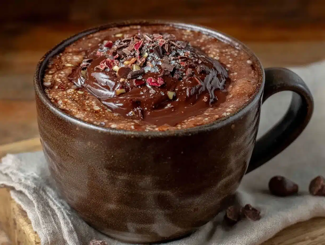 decadent red wine hot chocolate preparation steps