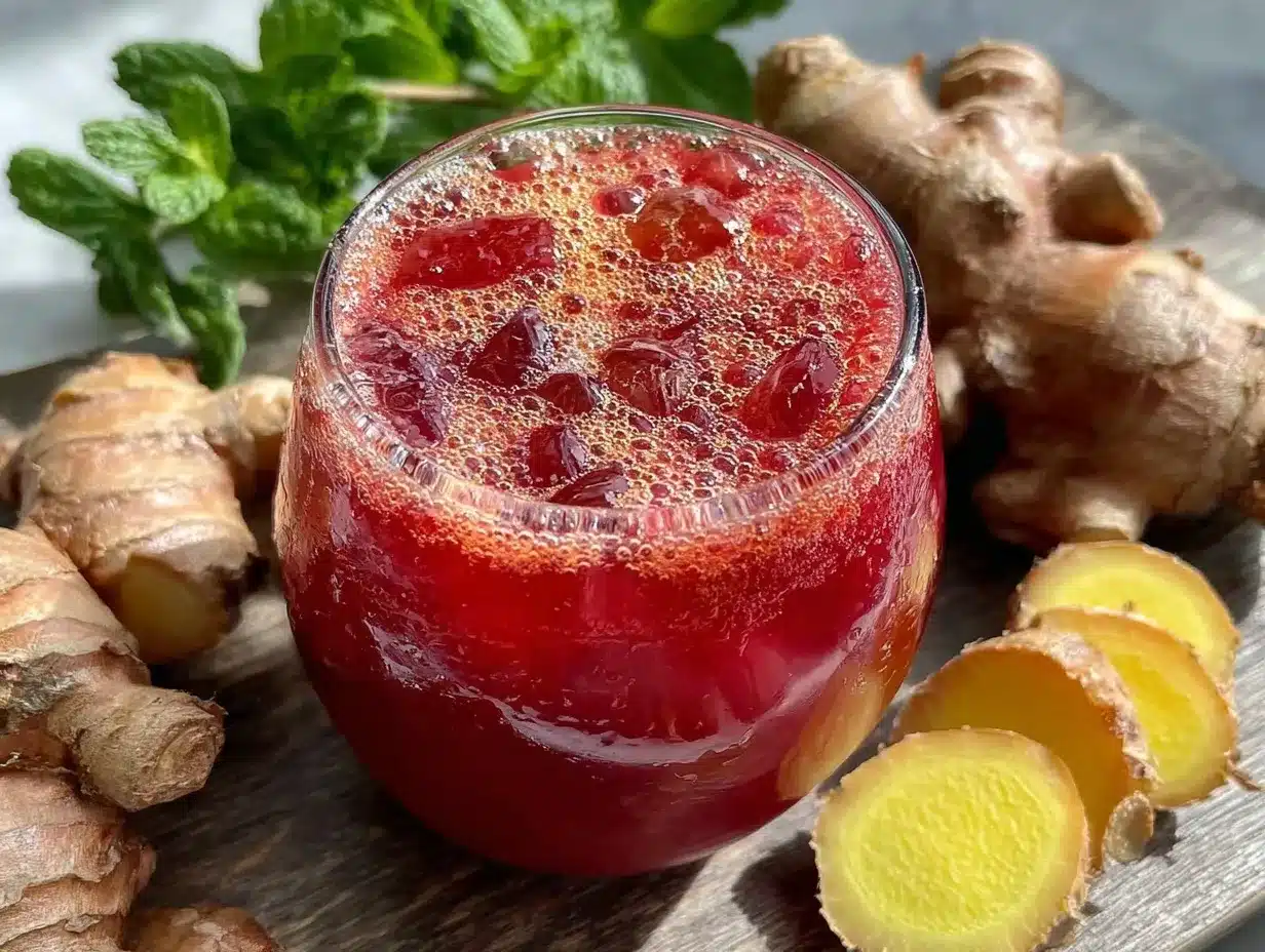 energizing beet root ginger shot preparation steps
