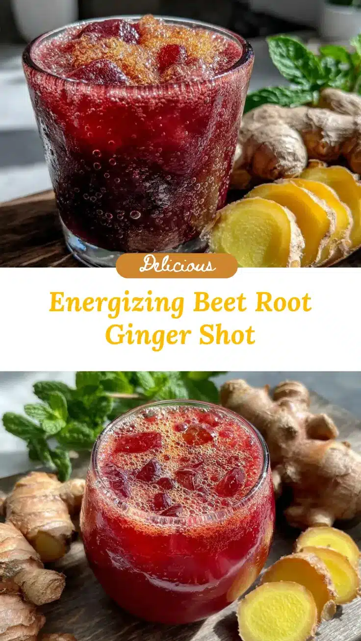 energizing beet root ginger shot recipe