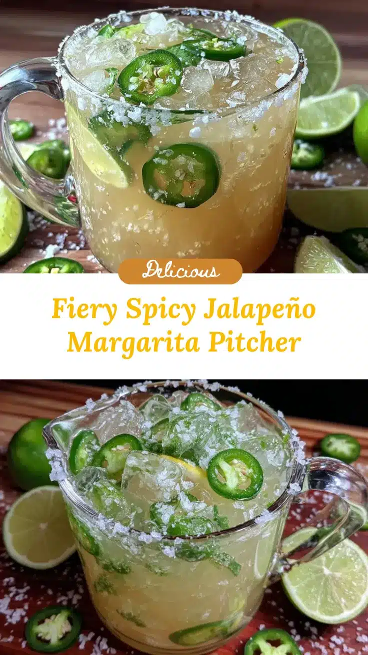 fiery spicy jalapeño margarita pitcher recipe recipe