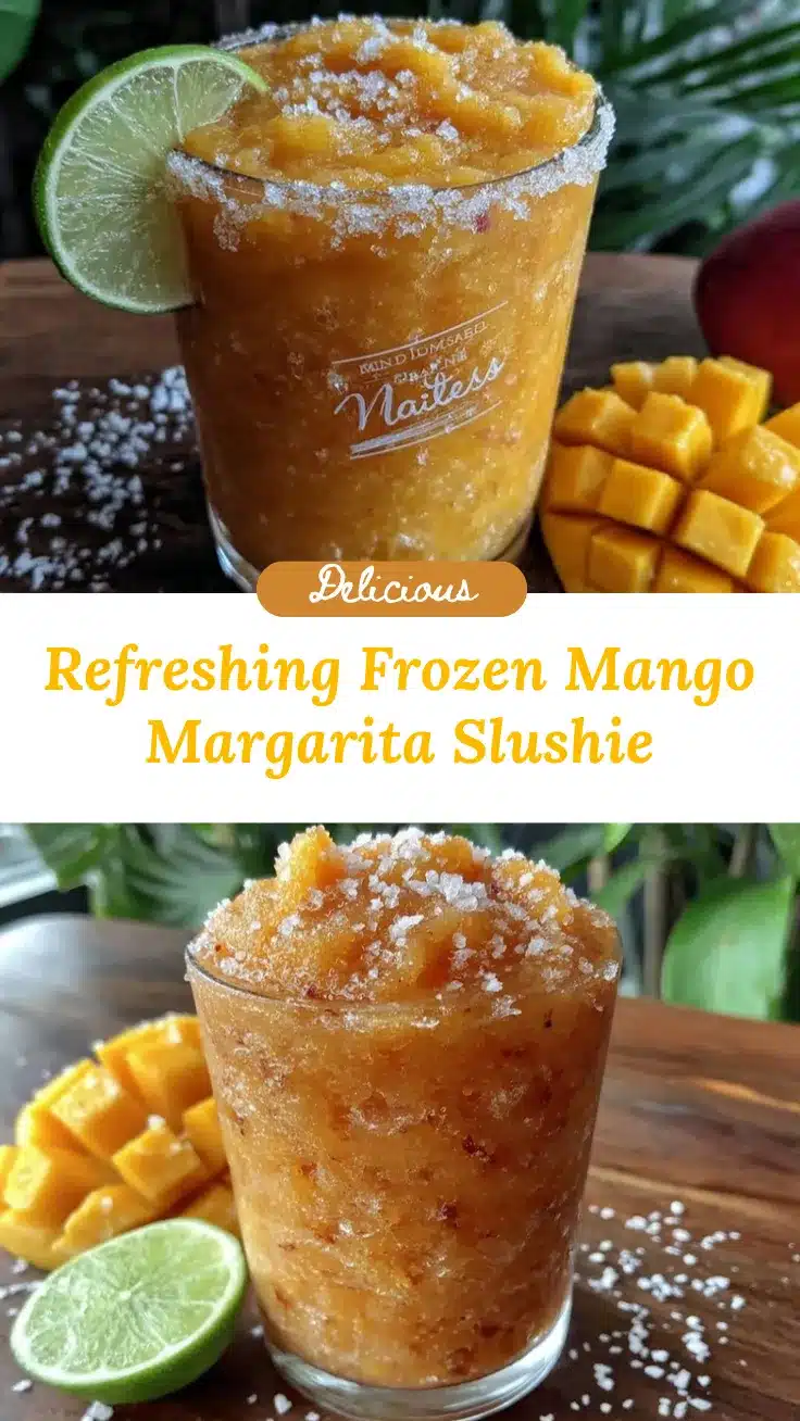 frozen mango margarita slushie recipe