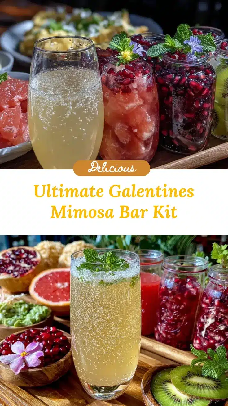 Galentines brunch mimosa bar kit recipe