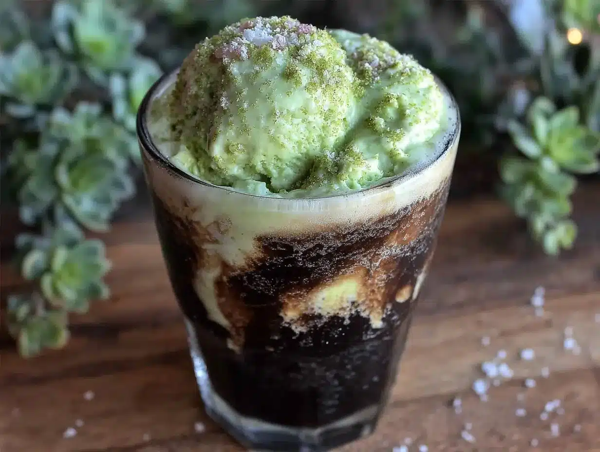 green guinness float cocktail preparation steps