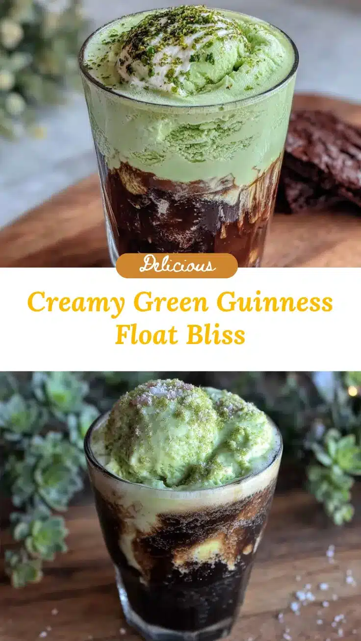 green guinness float cocktail recipe
