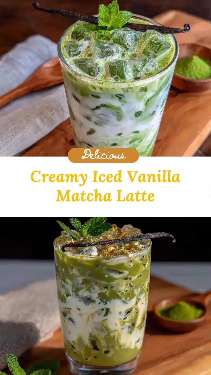 iced vanilla matcha latte recipe