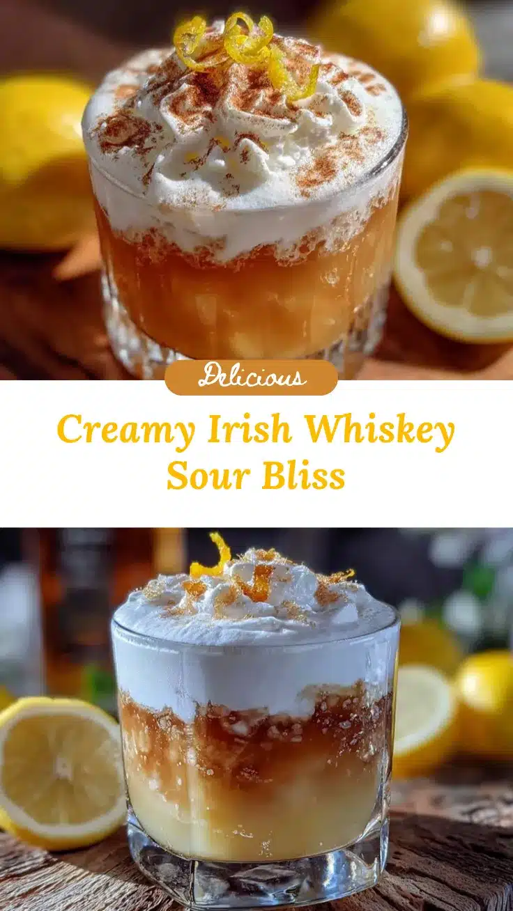 Irish Whiskey Sour with Egg White recipe