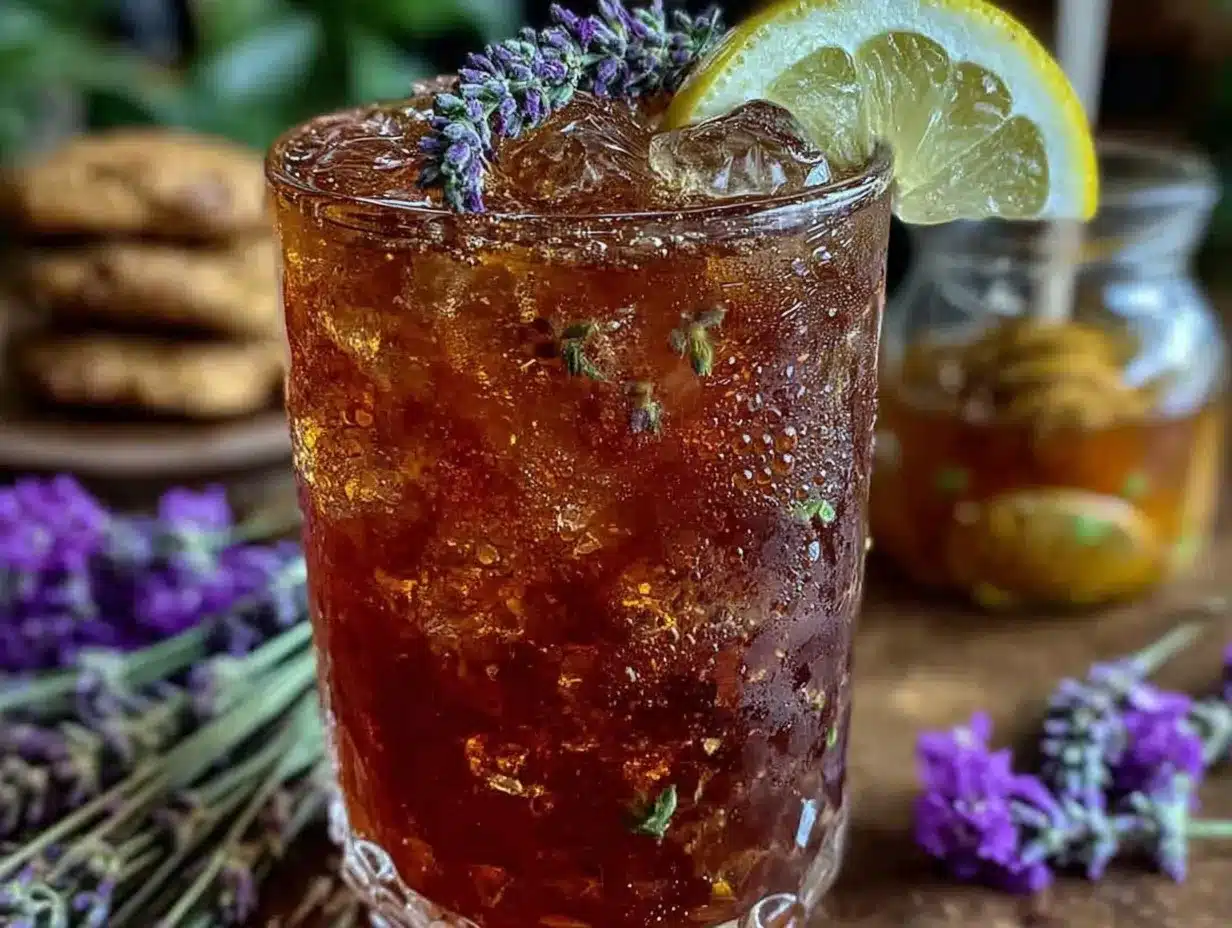 lavender honey iced tea preparation steps