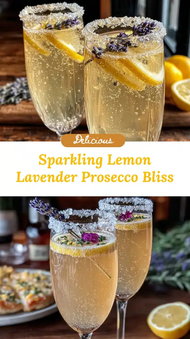 lemon lavender prosecco cocktail recipe