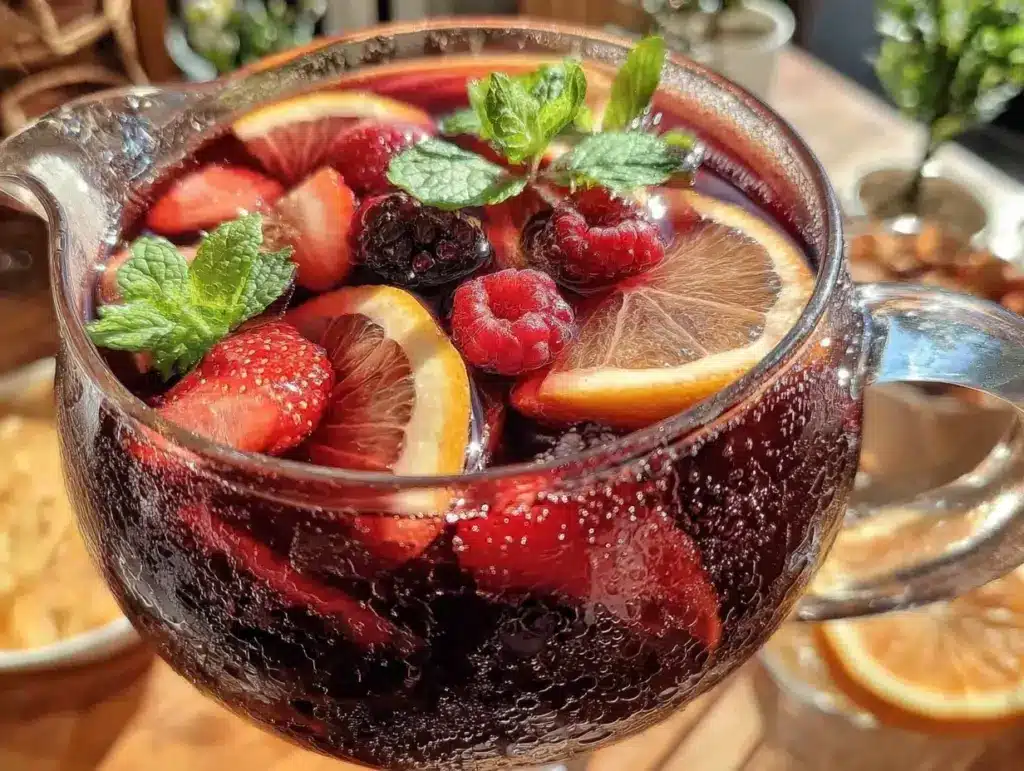 love potion 9 red wine sangria - featured image