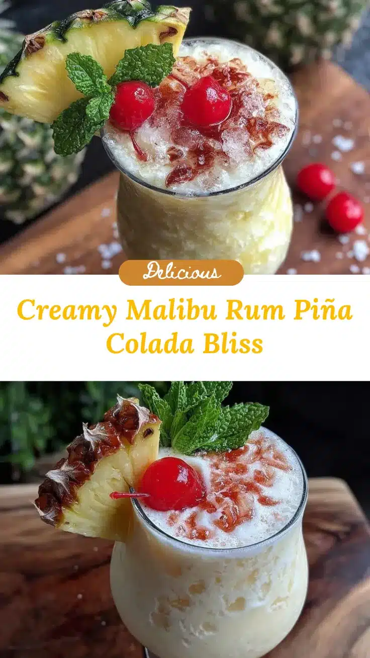 Malibu Rum Piña Colada recipe recipe