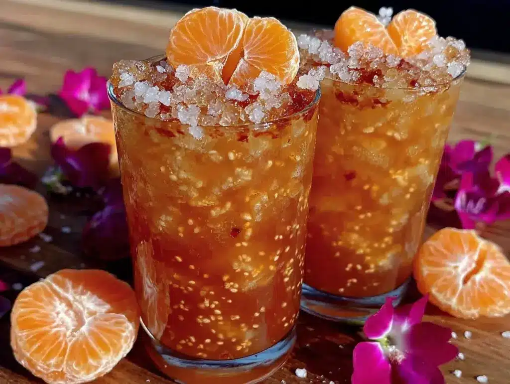 mandarin orange jasmine tea mocktail - featured image